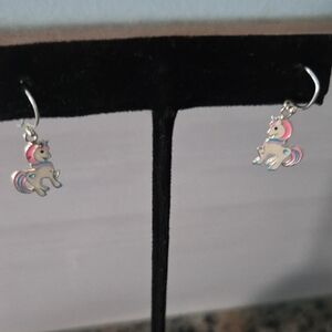 Silver Little Pony Earrings